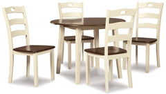 Cream/Brown / Set of 2 Dining Chairs, furniture view 9; includes set of 2 dining chairs; table, other seating and accessories excluded - 9