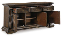 Dark Brown / Buffet Only, furniture view 2; includes buffet only; hutch excluded; decorative accessories excluded - 2