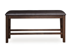 Dark Brown / Bench Only, product view 2; includes 1 bench; other furniture and accessories excluded - 61