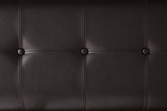Dark Brown / Bench Only, seat covering close-up 3; includes 1 bench; other furniture and accessories excluded - 62