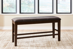 Dark Brown / Bench Only, product view 4; includes 1 bench; other furniture and accessories excluded - 63