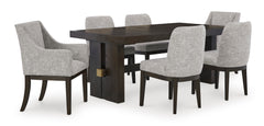 Dark Brown / Dining Table Only, additional product view; one table included; chairs, stools and benches excluded; additional furniture and accessories excluded - 3