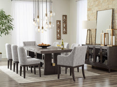 Dark Brown / Dining Table Only, additional product view; one table included; chairs, stools and benches excluded; additional furniture and accessories excluded - 5
