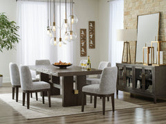 Dark Brown / Dining Table Only, additional product view; one table included; chairs, stools and benches excluded; additional furniture and accessories excluded - 7