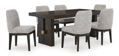 Dark Brown / Dining Table Only, additional product view; one table included; chairs, stools and benches excluded; additional furniture and accessories excluded - 8