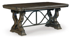 Dark Brown / Table + 6 Side Chairs, matching component view 4; includes table + 6 side chairs; cabinets and accessories excluded - 19