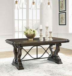 Dark Brown / Table + 6 Side Chairs, matching component view 5; includes table + 6 side chairs; cabinets and accessories excluded - 20
