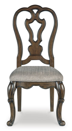 Dark Brown / Table + 6 Side Chairs, matching component view 12; includes table + 6 side chairs; cabinets and accessories excluded - 27