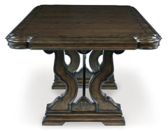 Dark Brown / Table Only, product view 3; includes table only; cabinets and accessories excluded - 3