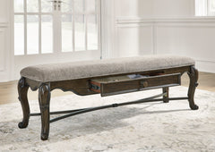 Dark Brown / Storage Bench Only, product view 7; includes storage bench only; cabinets and accessories excluded - 42
