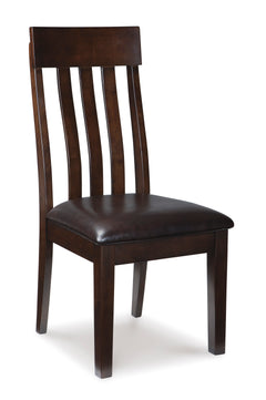 Dark Brown Dining Chairs, product view; sold as a matching pair; tables, additional chairs and accessories excluded - 1