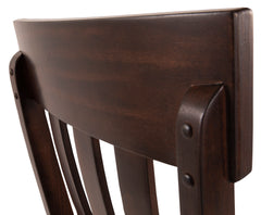 Dark Brown Dining Chairs, upholstery detail; sold as a matching pair; tables, additional chairs and accessories excluded - 3