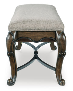 Dark Brown / 1 Bench, side view; one bench included; additional furniture and accessories excluded - 8