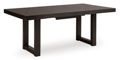 Dark Grayish Brown / Dining Table Only, product view 2; included: 1 table; all other furniture and accessories excluded - 2