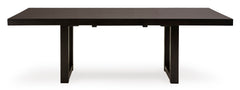 Dark Grayish Brown / Dining Table Only, product view 4; included: 1 table; all other furniture and accessories excluded - 4