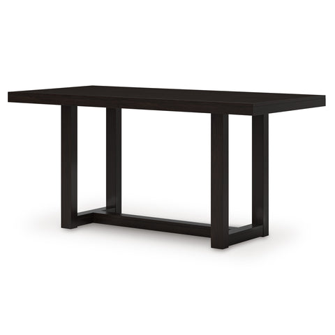 Dark Gray-Brown Counter Height Table and Stool Options