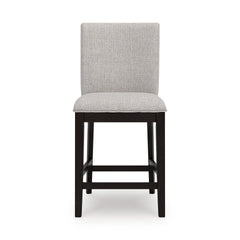 Light Gray / Dark Grayish Brown / Set of 2 Counter Stools, product view 5; included: 2 matching counter stools; all other furniture and accessories excluded - 13