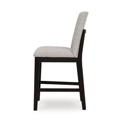 Light Gray / Dark Grayish Brown / Set of 2 Counter Stools, product view 6; included: 2 matching counter stools; all other furniture and accessories excluded - 14
