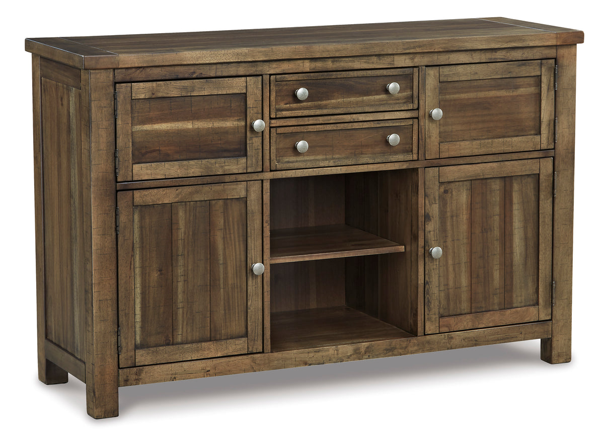 Grayish Brown / Sideboard, sideboard view 2; includes one sideboard; accessories and other furniture excluded
