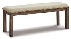 Grayish Brown / Dining Bench, product view 1; included: 1 bench; all other furniture and accessories excluded - 11