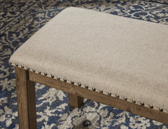 Grayish Brown / Dining Bench, product view 2; included: 1 bench; all other furniture and accessories excluded - 12