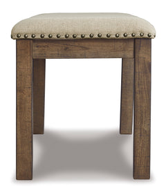 Grayish Brown / Dining Bench, product view 4; included: 1 bench; all other furniture and accessories excluded - 14