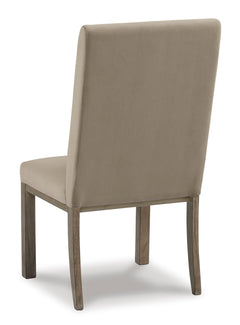 Gray / Set of 2 Dining Chairs, product view 3; included: 2 matching chairs; all other furniture and accessories excluded - 8