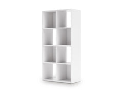 White / Eight Cube Organizer, organizer view 2; includes one organizer; bins, books and accessories excluded - 19