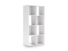 White / Eight Cube Organizer, organizer view 3; includes one organizer; bins, books and accessories excluded - 20