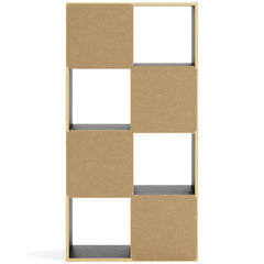 Black / Eight Cube Organizer, organizer view 4; includes one organizer; bins, books and accessories excluded - 6