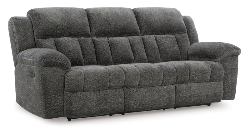 Fabric Reclining Sofa, Console Loveseat and Rocker Chair — Graphite or Chocolate