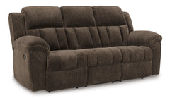 Chocolate Fabric Reclining Seating, sofa upright angle - 19