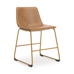 Toast/Gold / Set of 2 Dining Chairs, seat view 3; order includes two matching seats; accessories excluded - 11