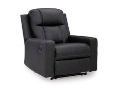 Carbon Faux Leather Reclining Seating, recliner chair upright angle - 31