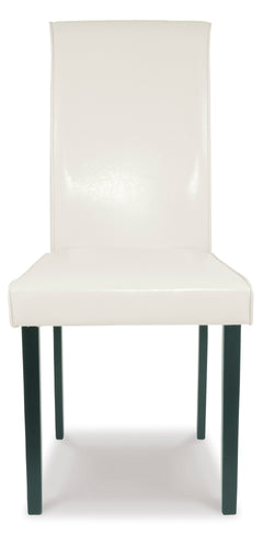 Ivory Dining Chairs, front view; sold as a matching pair; tables, additional chairs and accessories excluded - 10