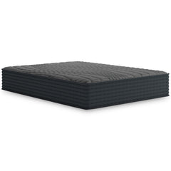 Firm Charcoal Gel Hybrid Mattress, front angle - 1