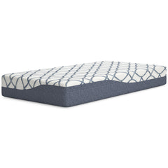 10-inch firm memory foam mattress in Twin, alternate angle - 2
