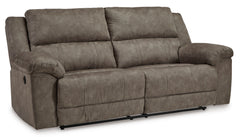 Fossil Wide Faux Leather Reclining Seating, sofa upright angle - 1