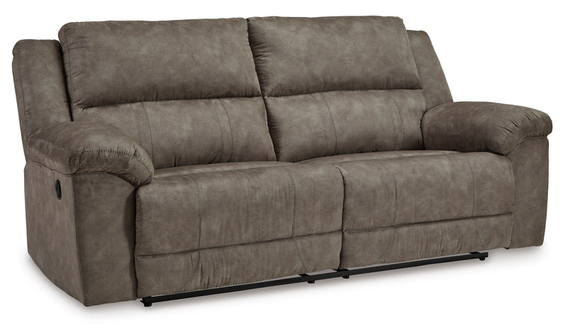 Fossil Faux Leather Reclining Sofa, Console Loveseat and Wide Chair