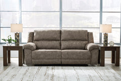 Fossil Wide Faux Leather Reclining Seating, sofa room setting; accessories not included - 19