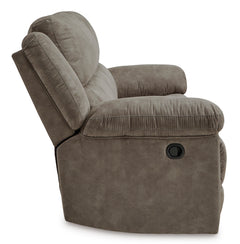 Fossil Wide Faux Leather Reclining Seating, sofa side view - 5