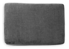 33-Inch Gravel Upholstered Ottoman with Firm Foam Cushion, top view - 4