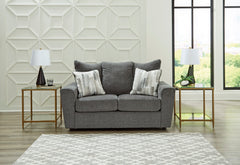 Gravel Upholstered Seating, loveseat room setting; tables and decor excluded - 10