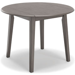 Gray / Dining Table Only, angle view; one table included; chairs, stools and benches excluded; additional furniture and accessories excluded - 1