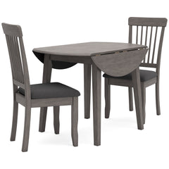 Gray / Dining Table Only, additional product view; one table included; chairs, stools and benches excluded; additional furniture and accessories excluded - 3