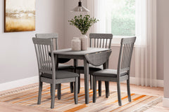 Gray / Dining Table Only, additional product view; one table included; chairs, stools and benches excluded; additional furniture and accessories excluded - 5