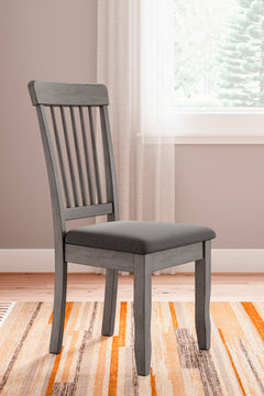 Gray Dining Chairs, room setting; sold as a matching pair; tables, additional chairs and accessories excluded - 8