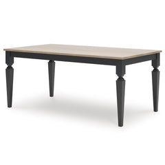 Grayish Brown/Black / Dining Table Only, product view 1; includes dining table only; display cabinets and decorative accessories excluded - 1