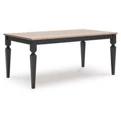 Grayish Brown/Black / Dining Table Only, product view 2; includes dining table only; display cabinets and decorative accessories excluded - 2
