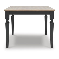 Grayish Brown/Black / Dining Table Only, product view 6; includes dining table only; display cabinets and decorative accessories excluded - 6